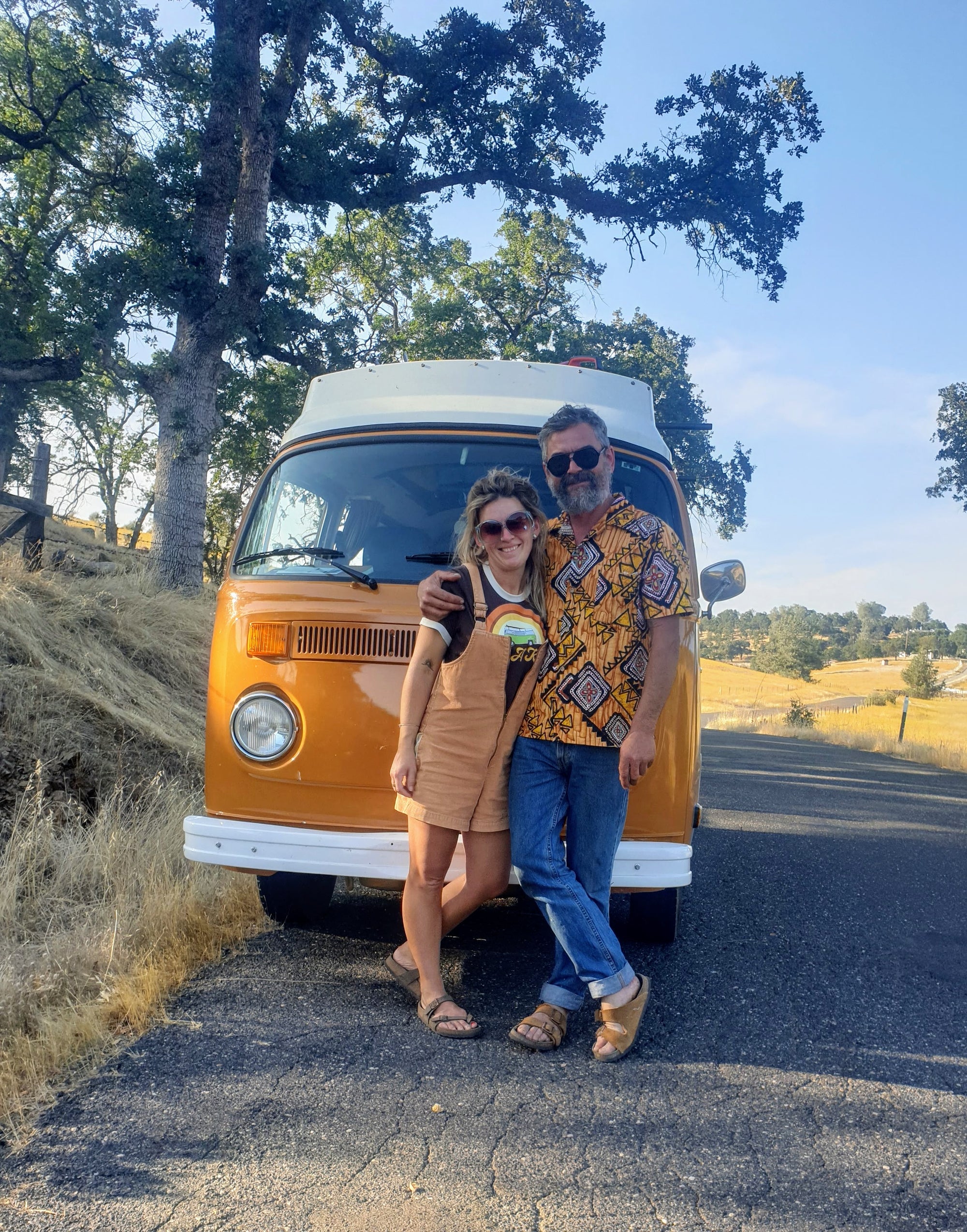Mae took this on our way to Yosemite National Park.  We were so excited cruising in our kombi campervan bus.  